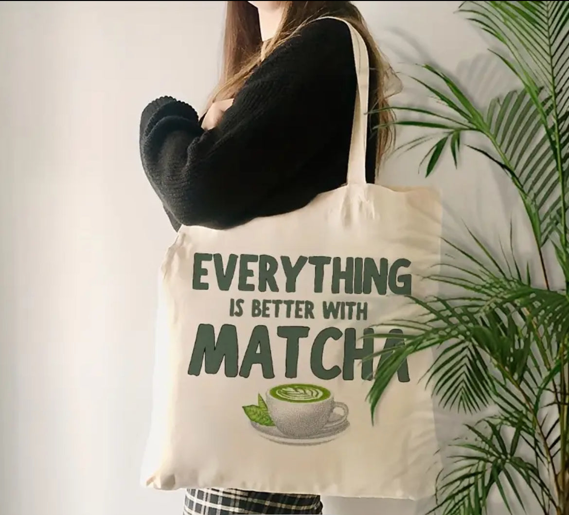 Matcha Tote Bag